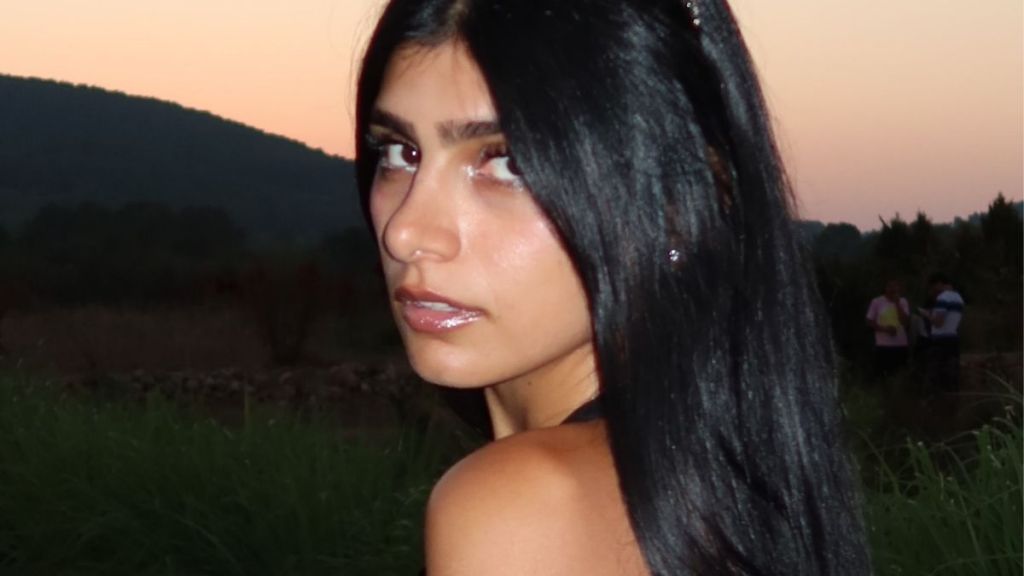 Mia Khalifa’s Ultra-Sheer Look Leaves Her Thong Fully on Display
