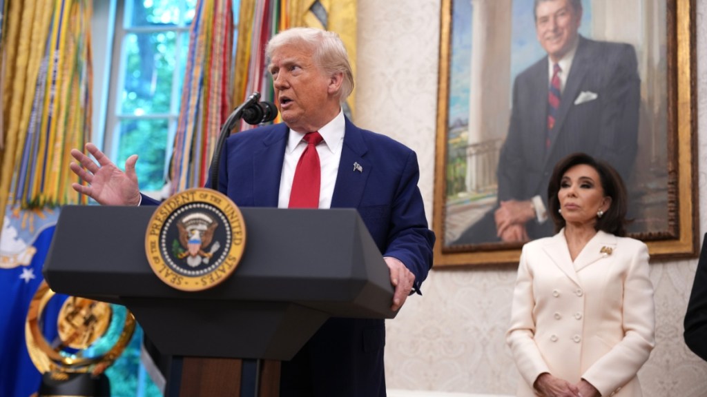 Donald Trump Doubles Down on Jeanine Pirro After Pool Charges Are Dropped
