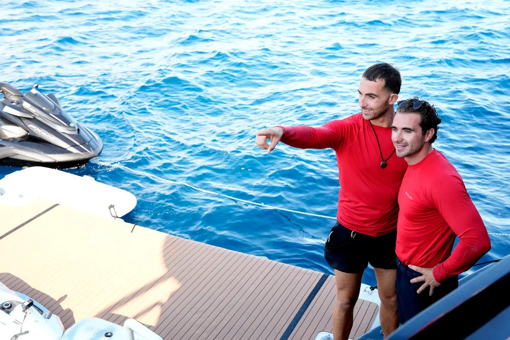Max Salvador and Joe Bradley on Below Deck Mediterranean