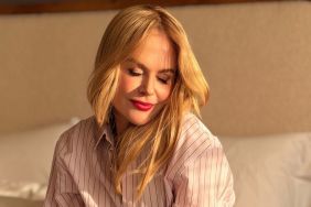Nicole Kidman Leaves See-Through Eres Dress Unbuttoned for Plunging Look