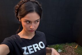 Olivia Rodrigo’s Micro Minidress Hangs by a Single Strap for Lancôme