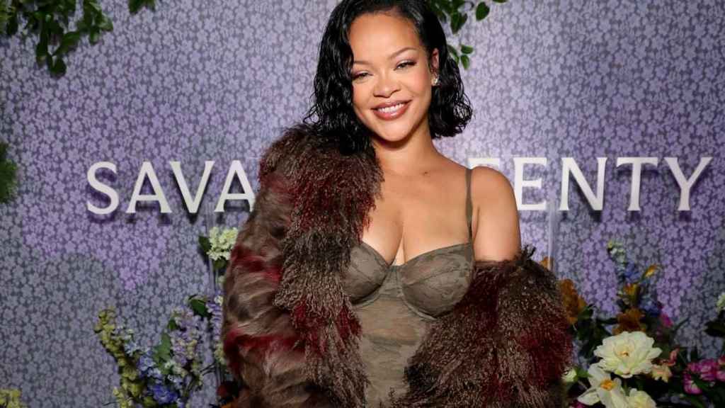 Rihanna Styles Sultry Savage x Fenty Lingerie With Sky-High Louboutins