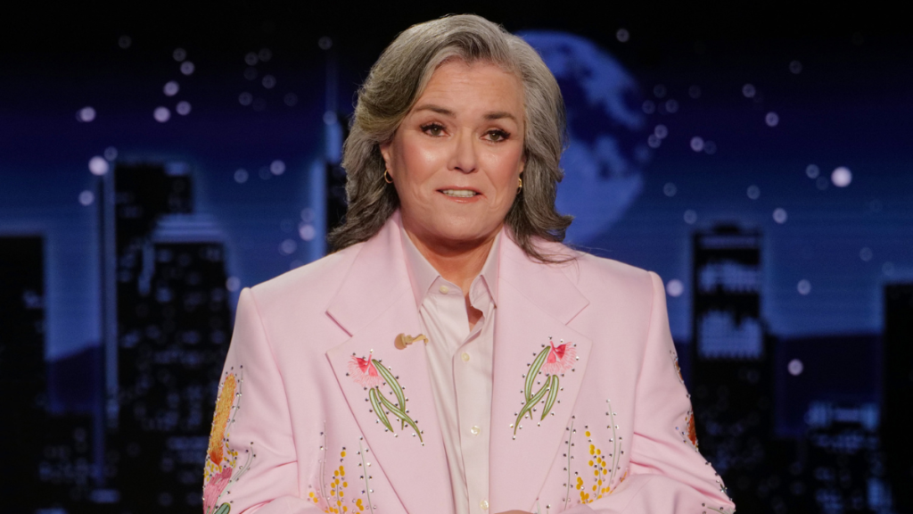 Rosie O’Donnell amid her latest joke about Donald Trump and Natalie Harp