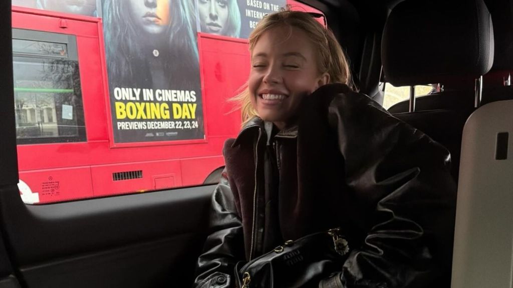 Sydney Sweeney's $54 Plunging Syrn Romper Rides High on Her Thighs