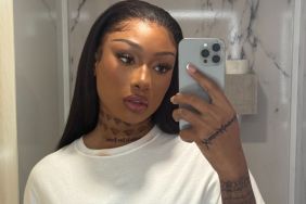 Megan Thee Stallion Pairs See-Through Lace & Lush Bra With VS String Panty
