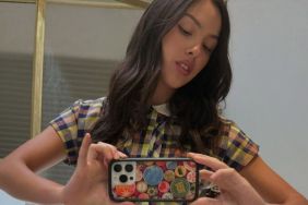 Olivia Rodrigo Styles Plunging Top With Vintage Dolce & Gabbana Jeans