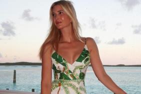Ivanka Trump's Plunging Andrés Otálora Knotted Shirt Barely Hangs On
