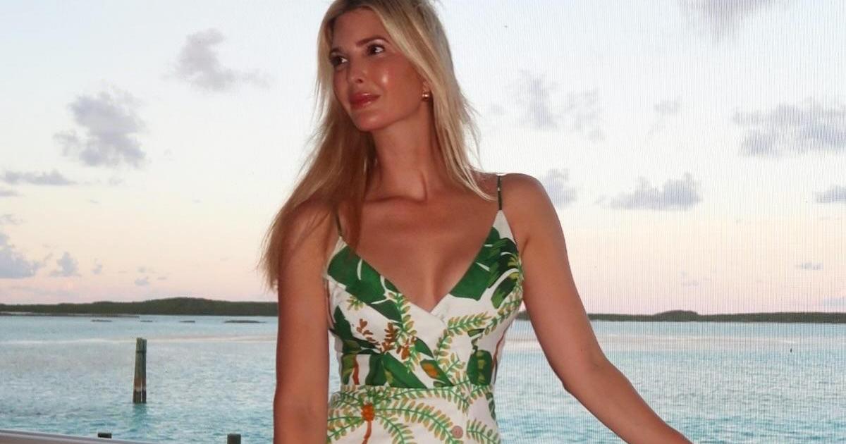 Ivanka Trump's Plunging Andr&eacute;s Ot&aacute;lora Knotted Shirt Barely Hangs On