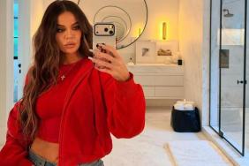 Khloe Kardashian’s Plunging Albina Dyla Corset Hugs Her Curves Perfectly