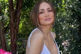 Jennifer Lopez's Low-Cut Free People Lace Cami Top Is Subtly See-Through