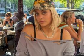 Bebe Rexha Nearly Pops Out of a Sheer Lace Bra in a Bold New Look
