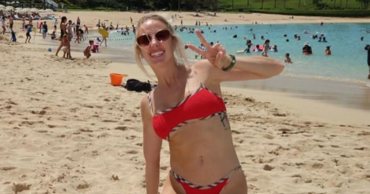 Brittany Mahomes Takes Over the Beach in Red Burberry X&hellip;