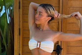 Livvy Dunne’s Teeny Tiny Body-Hugging Miniskirt Barely Covers Her Curves