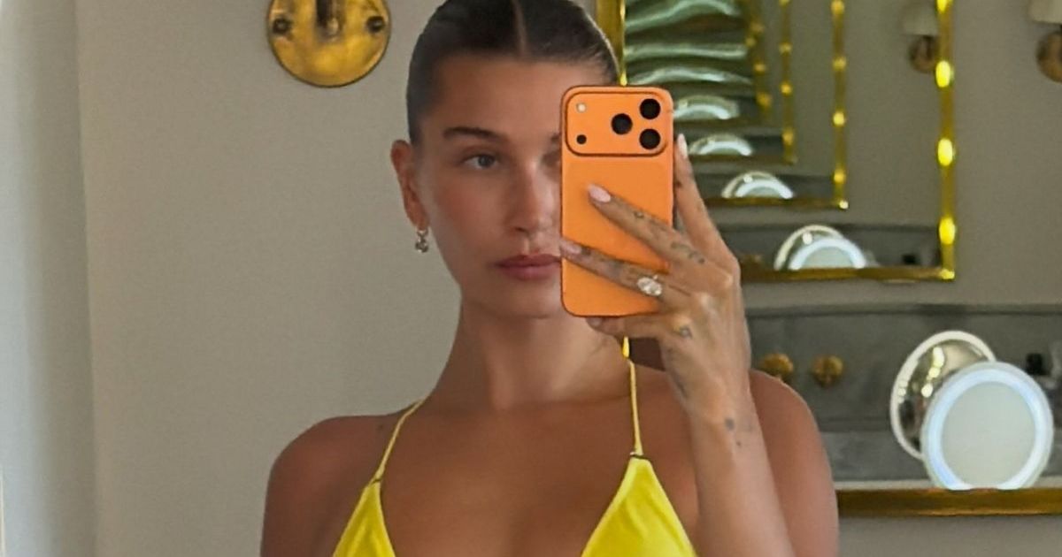 Hailey Bieber Sizzles in Tiny Bikini Lovers Stringy Set Like&hellip;