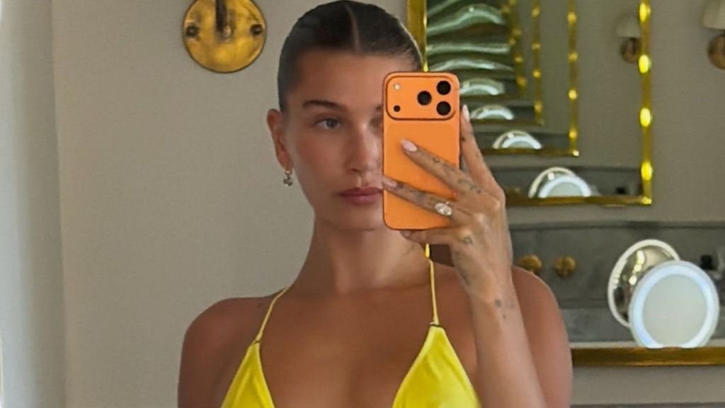 Hailey Bieber Sizzles in Tiny Bikini Lovers Stringy Set Like a Summer Dream