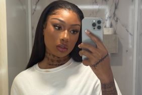 Megan Thee Stallion Goes Topless in Nothing but Micro Shorts & Fur Boots