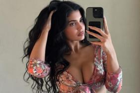 Kylie Jenner Almost Pops Out of $88 Wildly Plunging Alo Sports Bra