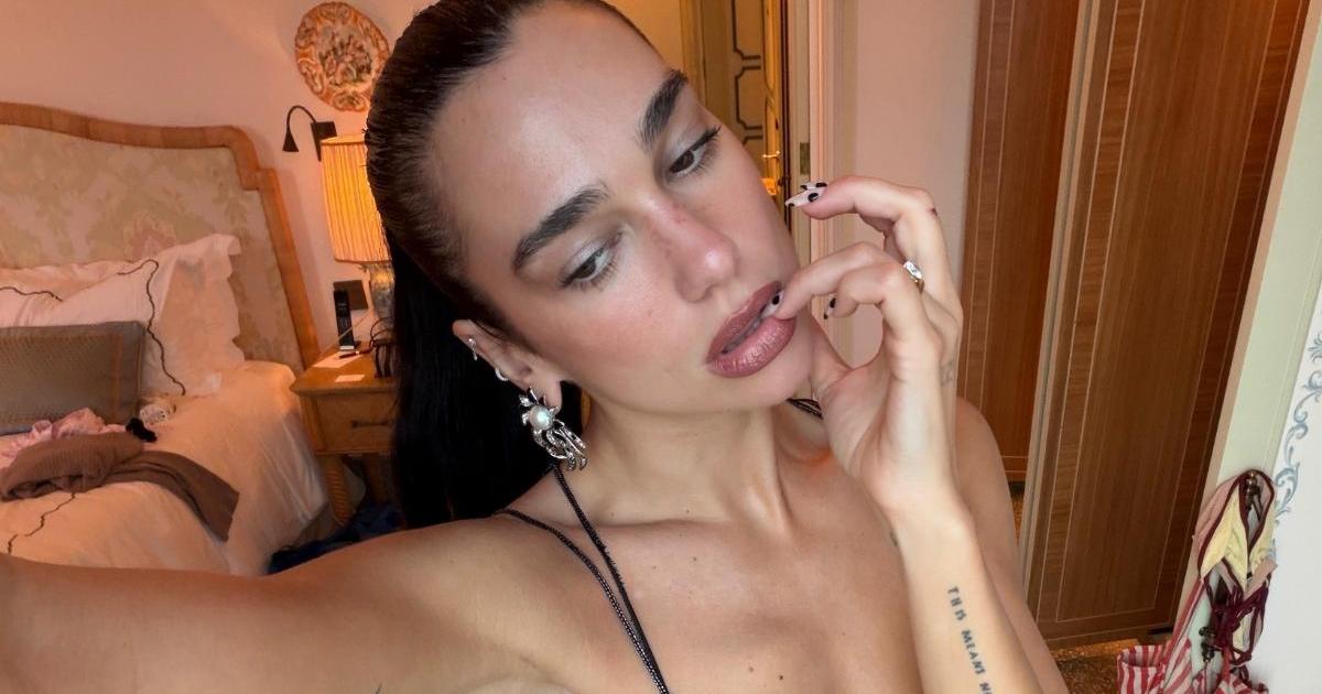 Dua Lipa’s Plunging Chloe Lace Tank Top Gets $8K Chanel…