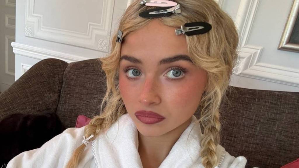 Sabrina Carpenter's $175 Lacy Leem Top Couldn't Be More See-Through