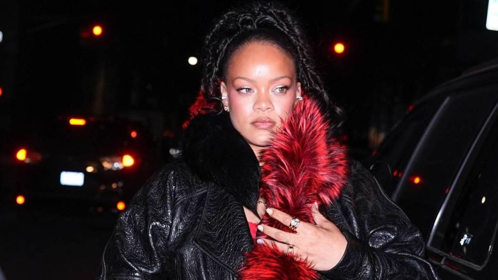 Rihanna Poses Topless in Nothing but a Custom Dior Shawl for Elle