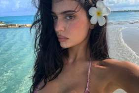 Kylie Jenner Sweats It Out in $68 Plunging Alo Bra Hanging by Thin Strings