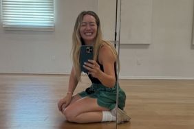 Hilary Duff Gets Cheeky in See-Through Lou de Betoly Cutout Bodysuit