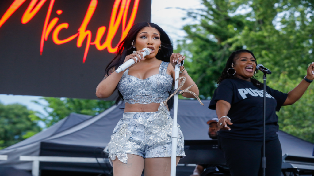 RHOA Star K. Michelle discusses Morgan Wallen during an interview on *The Breakfast Club*.