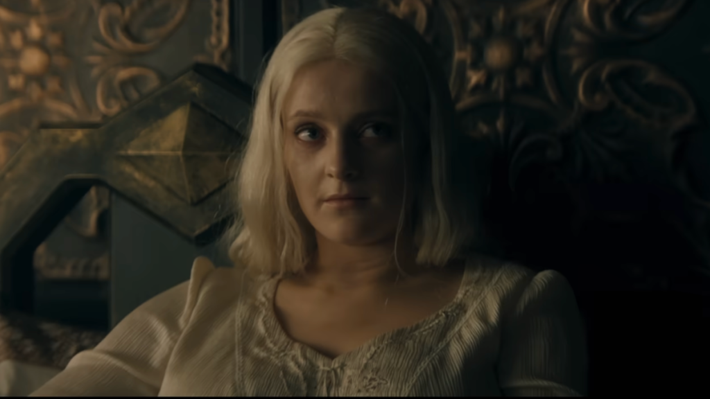 Helaena Targaryen with Dreamfyre in House of the Dragon Season 3