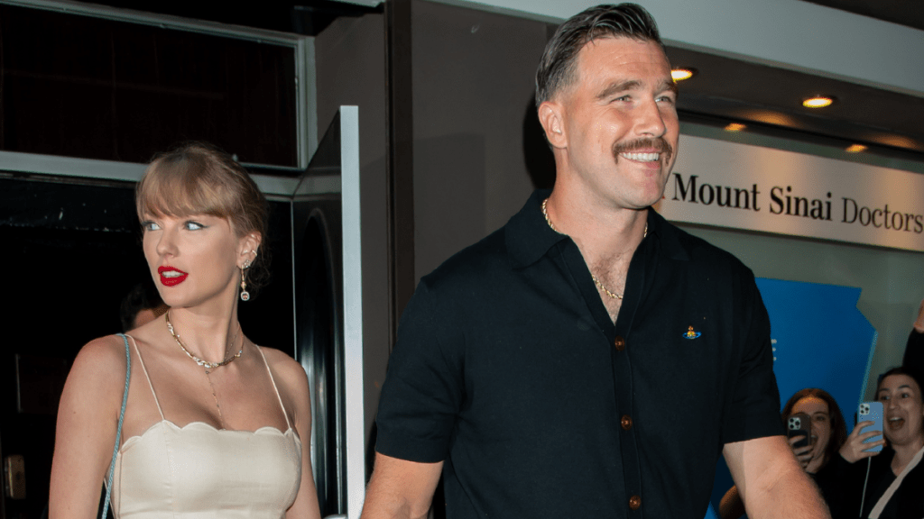 Travis Kelce holding Taylor Swift’s hand amid reports about their wedding privacy and alleged NDAs