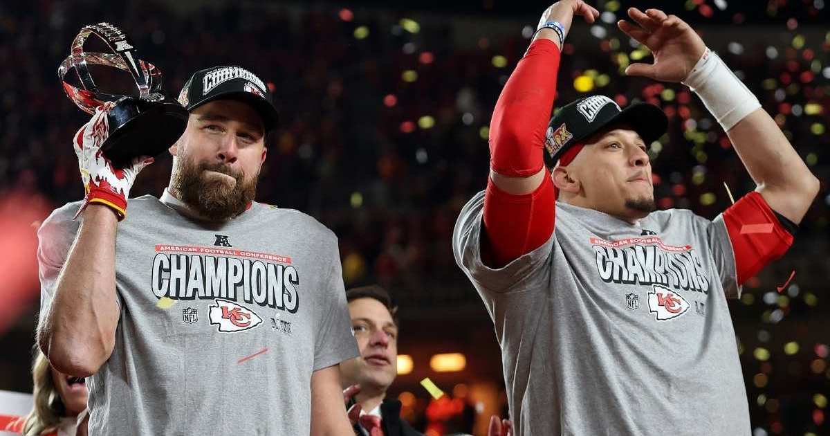 Travis Kelce’s Patrick Mahomes Impression Has Everyone Saying the Same Thing