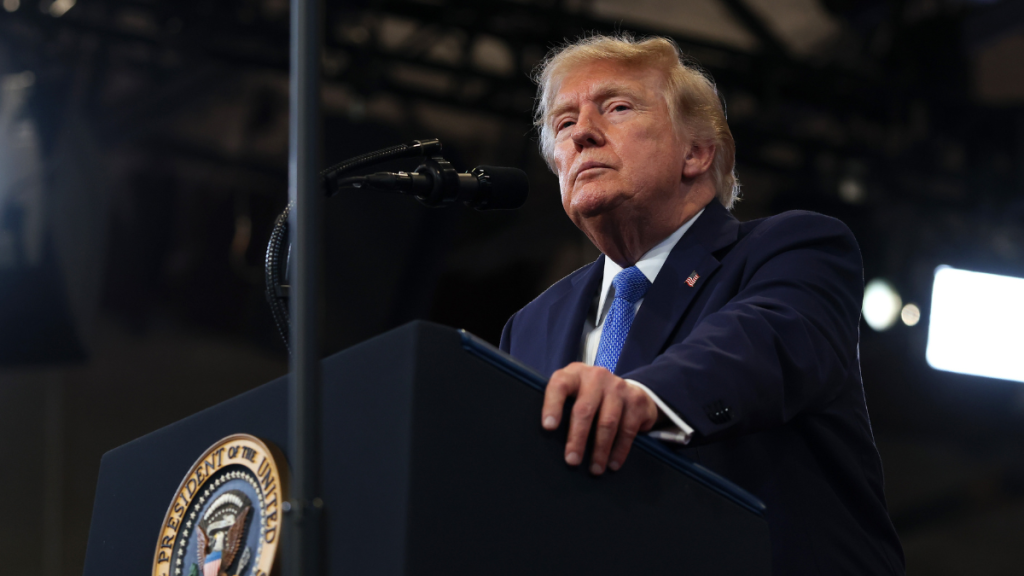 Donald Trump amid reports of his threat against Oman during fragile U.S.-Iran peace efforts