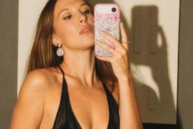Millie Bobby Brown's Plunging Mother of All Dress Dips Dangerously Low