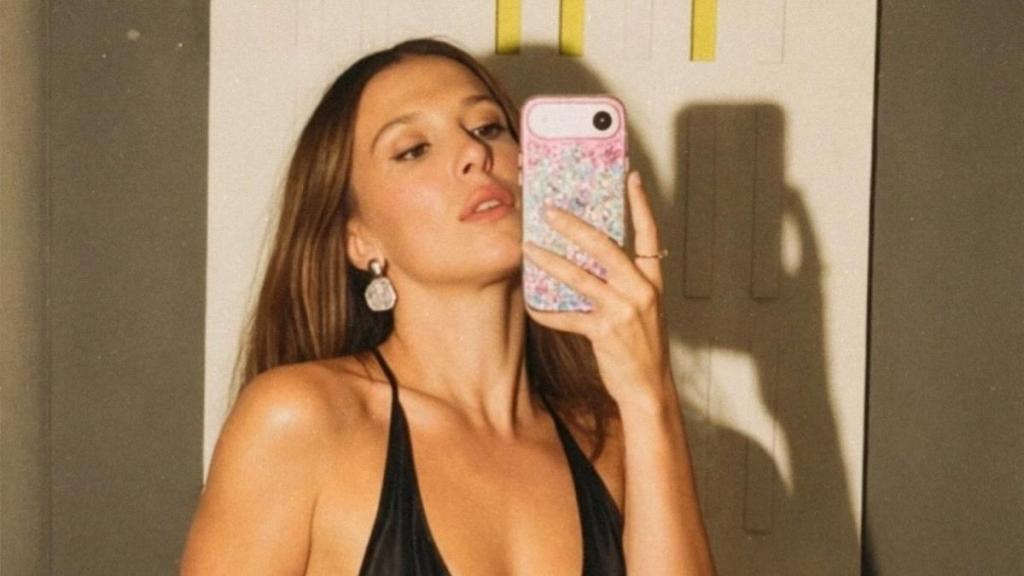 Millie Bobby Brown Lets Her Curves Speak in Teeny Tiny Multi-Colored Thong