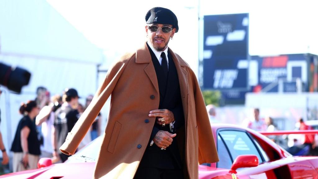 Lewis Hamilton Turns Heads With Wild Outfit in 90-Degree Heat