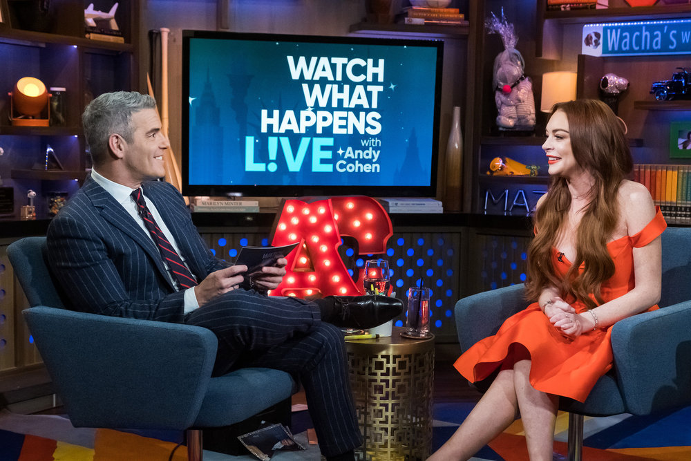 Andy Cohen & Lindsay Lohan