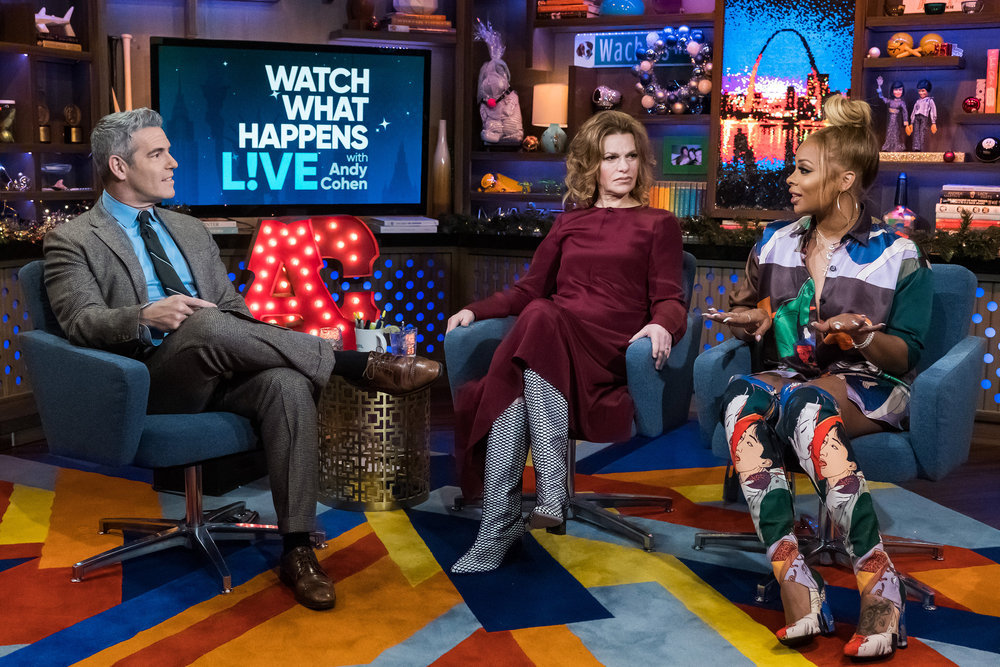 Andy Cohen, Sandra Bernhard, & Eva Marcille