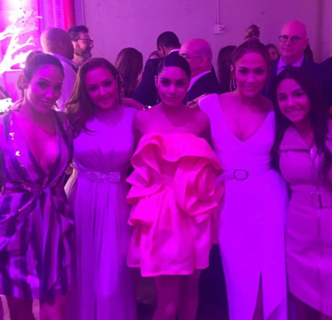 Melissa Gorga & Her Daughter Antonia With Jennifer Lopez, Leah Remini, & Vanessa Hudgens