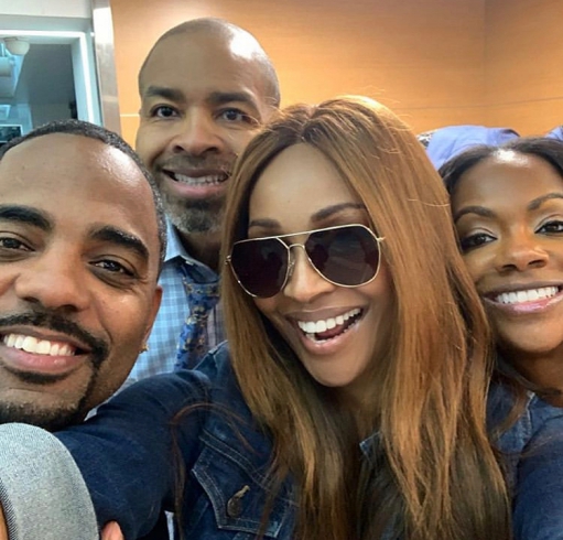 Todd Tucker, Mike Hills, Cynthia Bailey, & Kandi Burruss