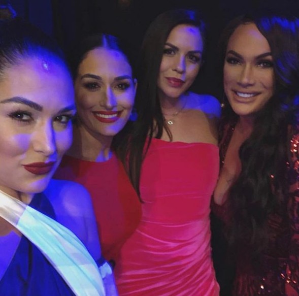 Brie Bella, Nikki Bella, Katie Maloney, & Nia Jax