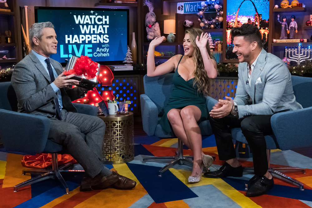 Andy Cohen. Brittany Cartwright, & Jax Taylor
