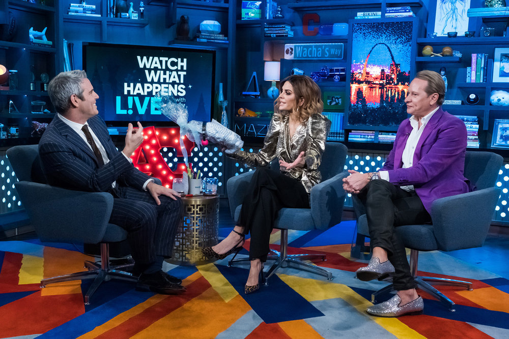 Andy Cohen, Lisa Rinna, & Carson Kressley