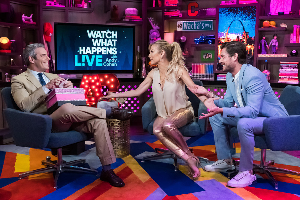 Andy Cohen, Ramona Singer, & Craig Conover