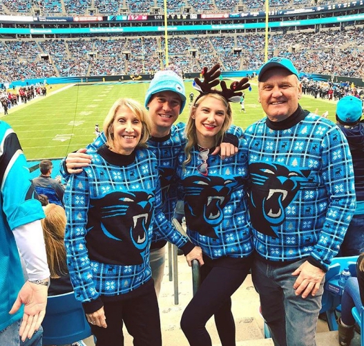 Austen Kroll With His Family