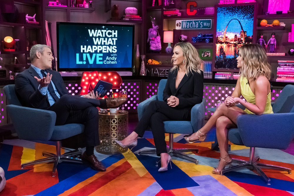 Andy Cohen, Teddi Mellencamp Arroyave, & Marren Morris